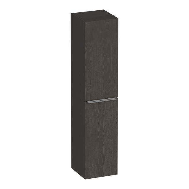 BRAUER Elevate hoge kast 160 excl. opleggrepen met 2 deuren links- of rechtsdraaiend Timber Anthracite HK-EL160TA