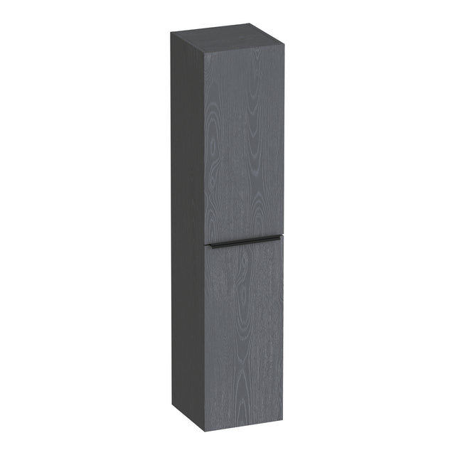 BRAUER Elevate hoge kast 160 excl. opleggrepen met 2 deuren links- of rechtsdraaiend Timber Grey HK-EL160TG