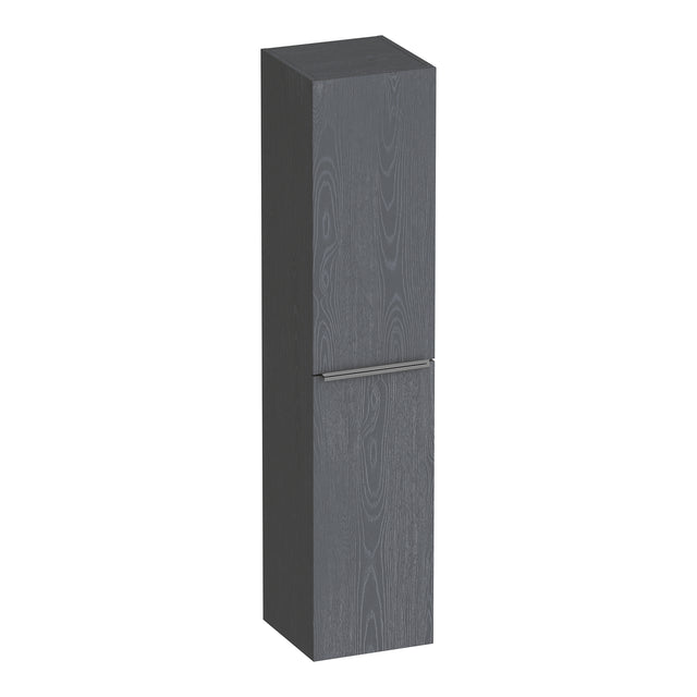 BRAUER Elevate hoge kast 160 excl. opleggrepen met 2 deuren links- of rechtsdraaiend Timber Grey HK-EL160TG