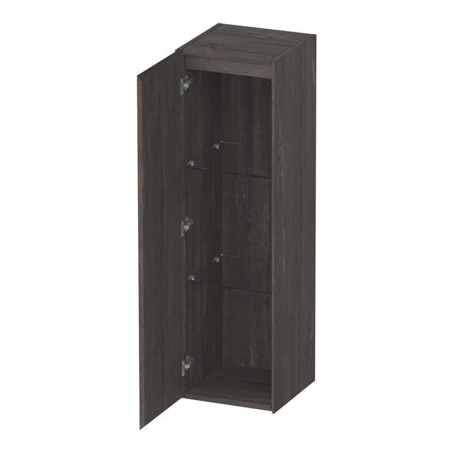 BRAUER Inspire hoge kast 120 met 1 deur greeploos linksdraaiend Driftwood HK-IN120LDR