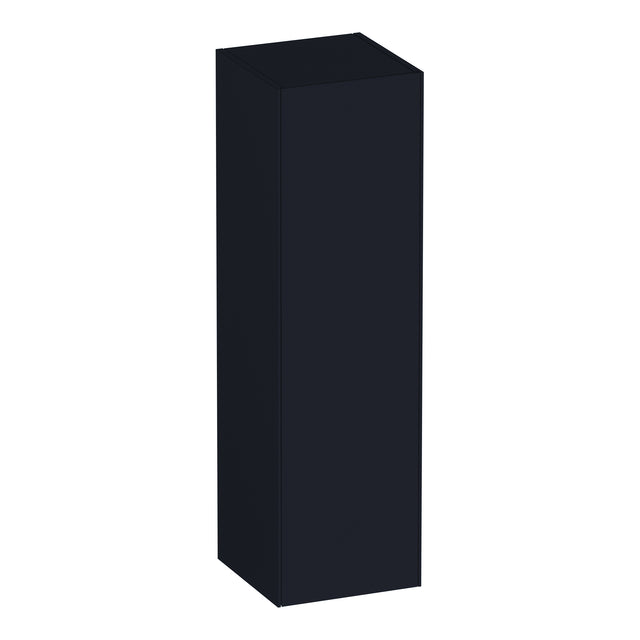 BRAUER Inspire hoge kast 120 met 1 deur greeploos linksdraaiend mat zwart HK-IN120LMZ