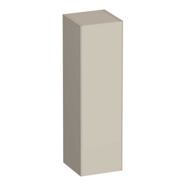 BRAUER Inspire hoge kast 120 met 1 deur greeploos rechtsdraaiend mat beige HK-IN120RMB