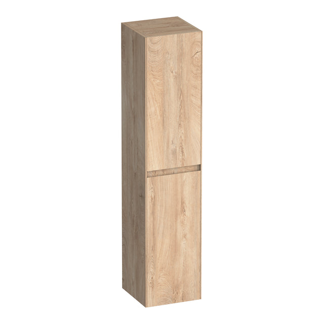 BRAUER Inspire hoge kast 160 met 2 deuren greeploos links- of rechtsdraaiend Forest Wheat HK-IN160FW