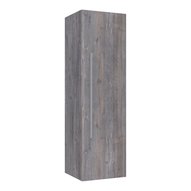 BRAUER Trust hoge kast 120 excl. opbouwgreep met 1 deur links- of rechtsdraaiend Driftwood HK-TR120DR