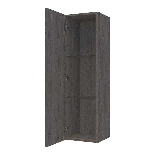BRAUER Trust hoge kast 120 excl. opbouwgreep met 1 deur links- of rechtsdraaiend Driftwood HK-TR120DR