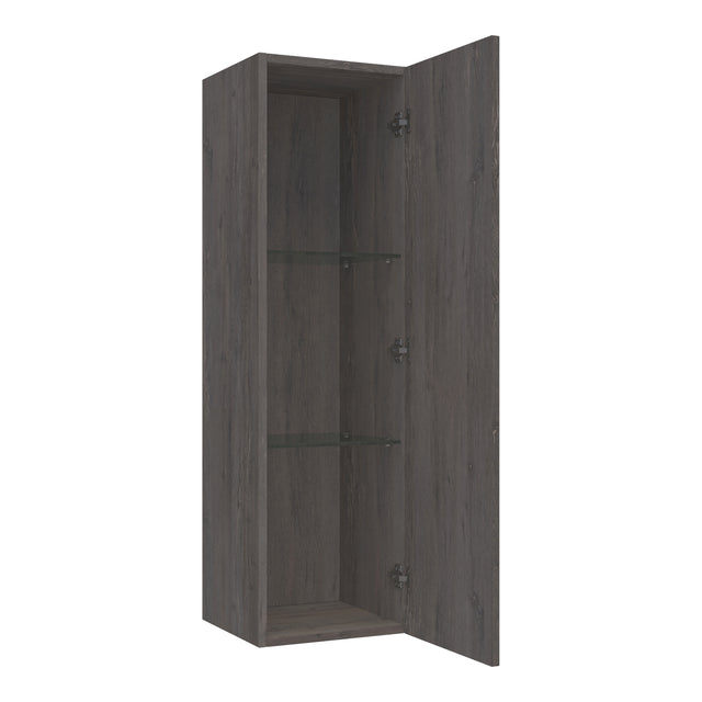 BRAUER Trust hoge kast 120 excl. opbouwgreep met 1 deur links- of rechtsdraaiend Driftwood HK-TR120DR