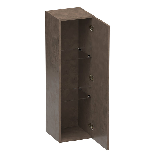 BRAUER Trust hoge kast 120 excl. opbouwgreep met 1 deur links- of rechtsdraaiend Erosion HK-TR120ER