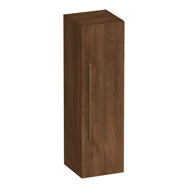 BRAUER Trust hoge kast 120 excl. opbouwgreep met 1 deur links- of rechtsdraaiend Forest Cacao HK-TR120FC