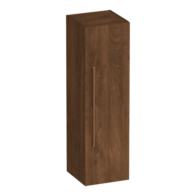 BRAUER Trust hoge kast 120 excl. opbouwgreep met 1 deur links- of rechtsdraaiend Forest Cacao HK-TR120FC