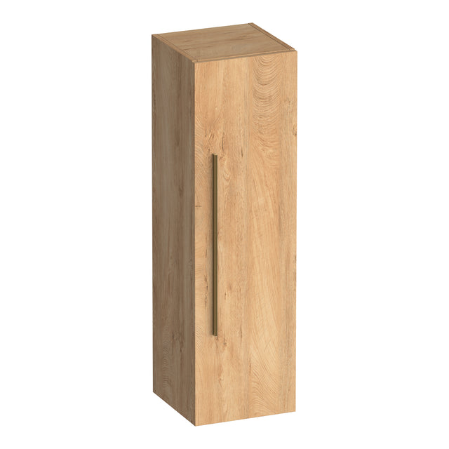 BRAUER Trust hoge kast 120 excl. opbouwgreep met 1 deur links- of rechtsdraaiend Forest Tan HK-TR120FT