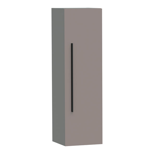 BRAUER Trust hoge kast 120 excl. opbouwgreep met 1 deur links- of rechtsdraaiend mat taupe HK-TR120MT