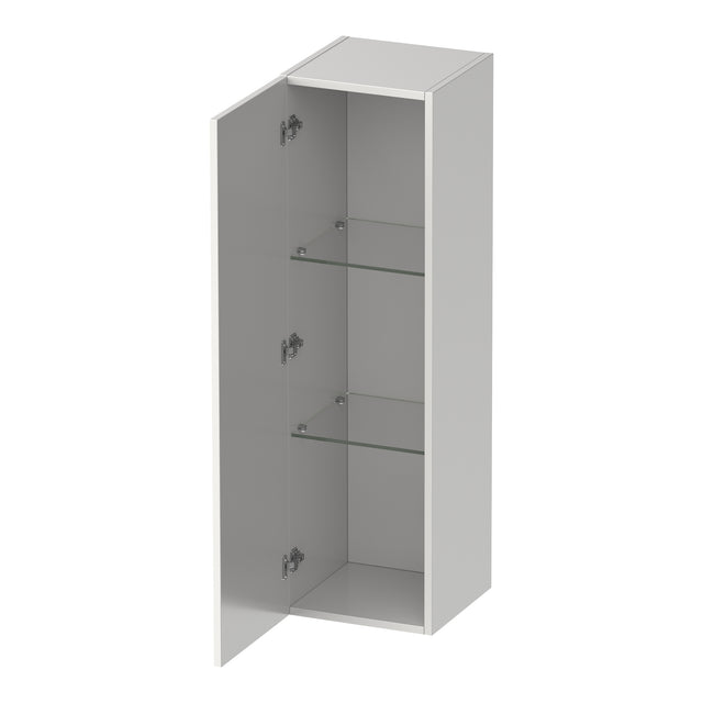 BRAUER Trust hoge kast 120 excl. opbouwgreep met 1 deur links- of rechtsdraaiend mat wit HK-TR120MW