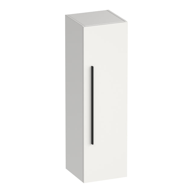 BRAUER Trust hoge kast 120 excl. opbouwgreep met 1 deur links- of rechtsdraaiend mat wit HK-TR120MW