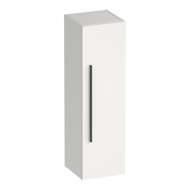 BRAUER Trust hoge kast 120 excl. opbouwgreep met 1 deur links- of rechtsdraaiend mat wit HK-TR120MW