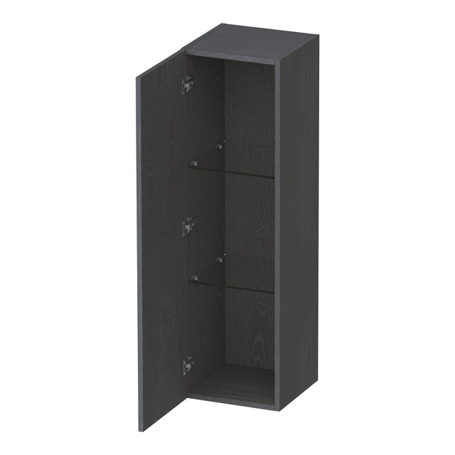 BRAUER Trust hoge kast 120 excl. opbouwgreep met 1 deur links- of rechtsdraaiend Timber Grey HK-TR120TG