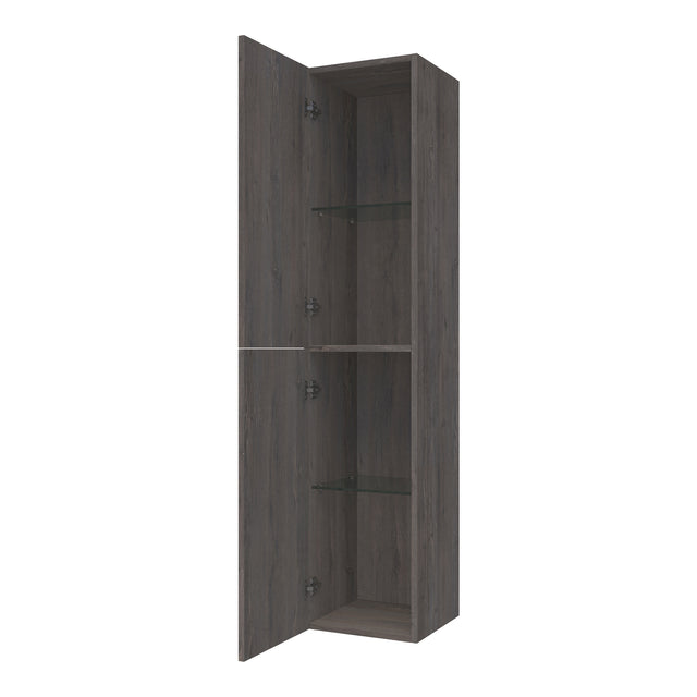 BRAUER Trust hoge kast 160 excl. opbouwgrepen met 2 deuren links- of rechtsdraaiend Driftwood HK-TR160DR