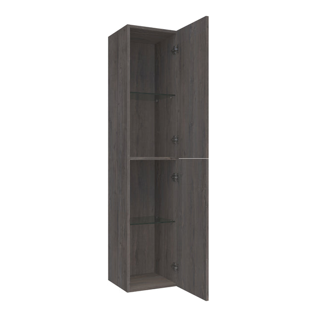 BRAUER Trust hoge kast 160 excl. opbouwgrepen met 2 deuren links- of rechtsdraaiend Driftwood HK-TR160DR