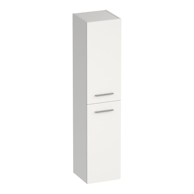 BRAUER Trust hoge kast 160 excl. opbouwgrepen met 2 deuren links- of rechtsdraaiend mat wit HK-TR160MW