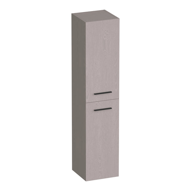 BRAUER Trust hoge kast 160 excl. opbouwgrepen met 2 deuren links- of rechtsdraaiend Timber Greige HK-TR160TE