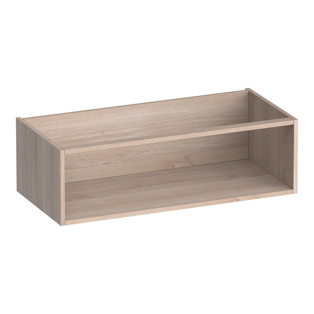 BRAUER Flourish bijkast 100 met 1 opbergvak lamellen eiken wit MD-FL100LEW