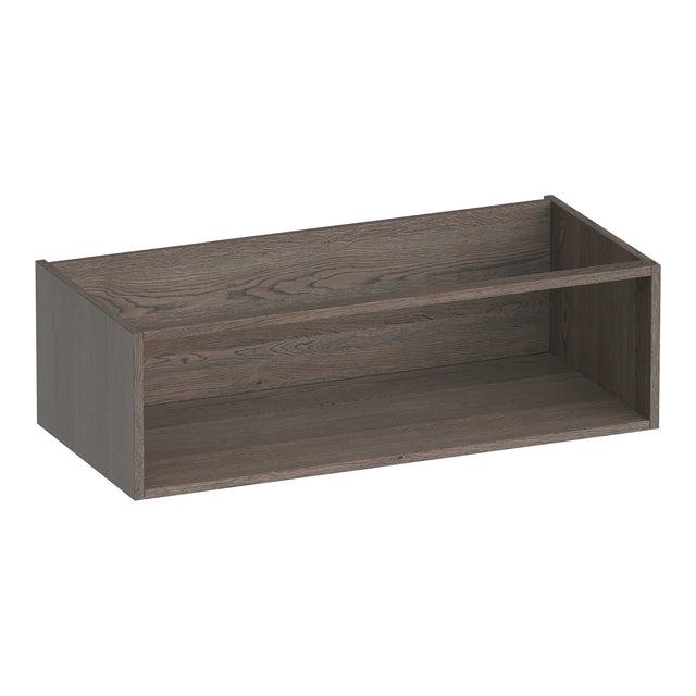 BRAUER Flourish bijkast 100 met 1 opbergvak lamellen eiken zwart MD-FL100LEZ