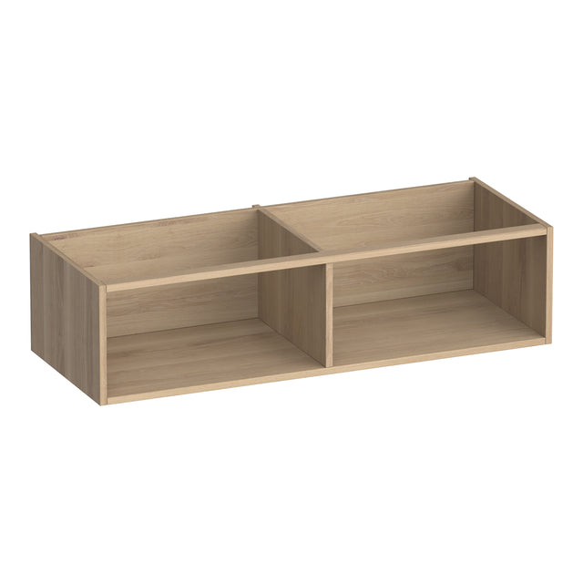 BRAUER Flourish bijkast 120 met 2 opbergvakken lamellen eiken naturel MD-FL120LEN