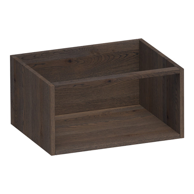 BRAUER Flourish bijkast 60 met 1 opbergvak lamellen eiken zwart MD-FL60LEZ