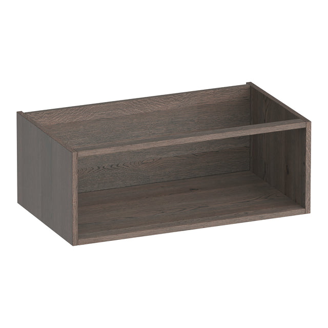 BRAUER Flourish bijkast 80 met 1 opbergvak lamellen eiken zwart MD-FL80LEZ