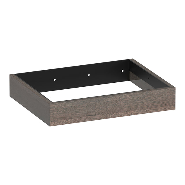 BRAUER Amaze onderkast 60 met geïntegreerde ophangbeugel lamellen eiken zwart OK-AM60LEZ