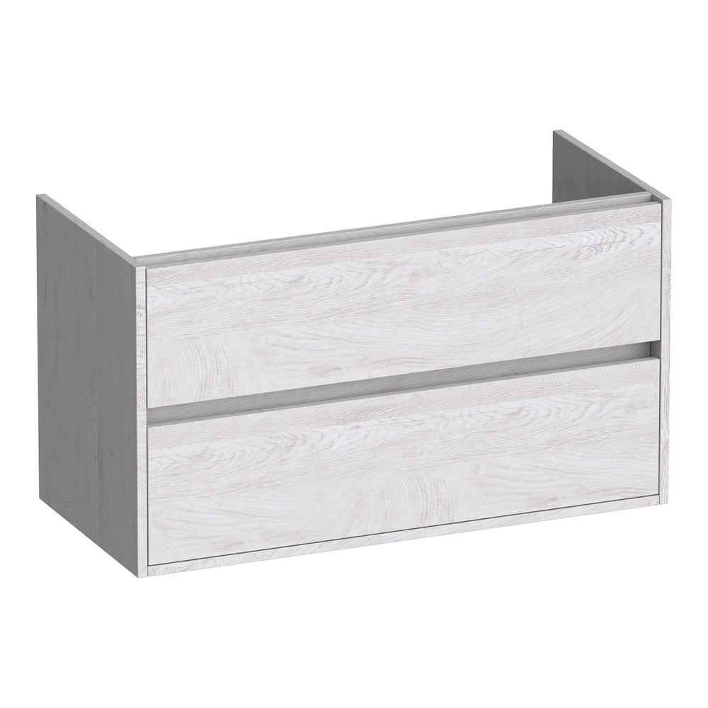 BRAUER Adore onderkast 100 met 2 softclose lades greeploos en 1 sifon uitsparing Forest Seashell OK-AR100FS