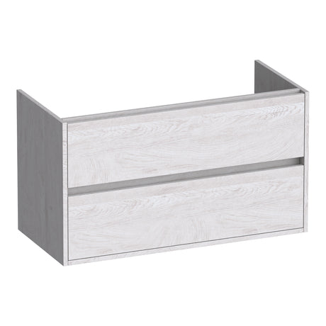 BRAUER Adore onderkast 100 met 2 softclose lades greeploos en 1 sifon uitsparing Forest Seashell OK-AR100FS