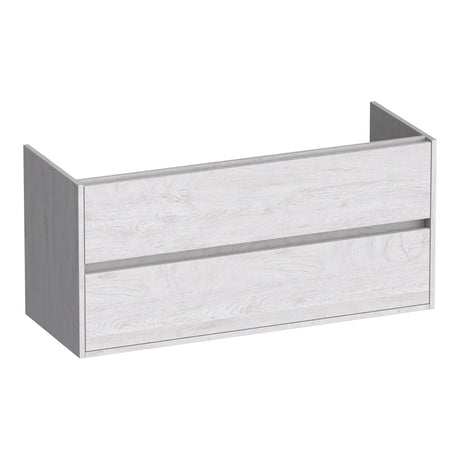 BRAUER Adore onderkast 120 met 2 softclose lades greeploos en 1 sifon uitsparing Forest Seashell OK-AR120-1FS