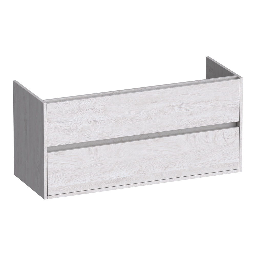 BRAUER Adore onderkast 120 met 2 softclose lades greeploos en 2 sifon uitsparingen Forest Seashell OK-AR120-2FS