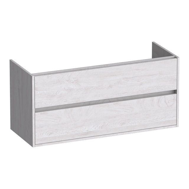 BRAUER Adore onderkast 120 met 2 softclose lades greeploos en 2 sifon uitsparingen Forest Seashell OK-AR120-2FS