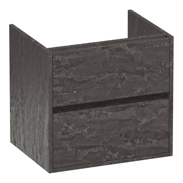 BRAUER Adore onderkast 60 met 2 softclose lades greeploos en 1 sifon uitsparing Damascus OK-AR60DA