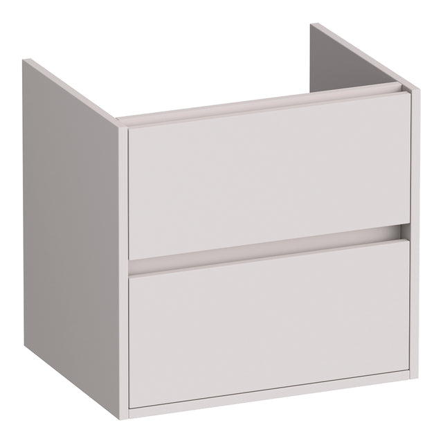 BRAUER Adore onderkast 60 met 2 softclose lades greeploos en 1 sifon uitsparing mat zand OK-AR60MS