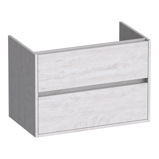 BRAUER Adore onderkast 80 met 2 softclose lades greeploos en 1 sifon uitsparing Forest Seashell OK-AR80FS