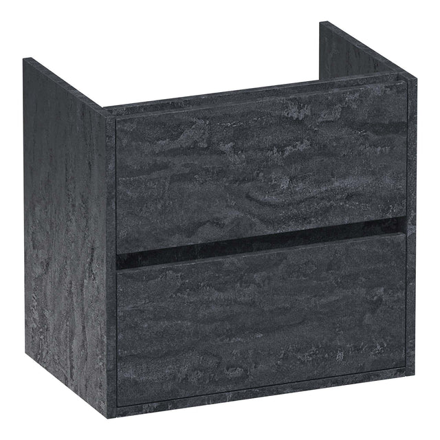 BRAUER Adore onderkast ondiep 60 met 2 softclose lades greeploos en 1 sifon uitsparing Damascus OK-ARO60DA