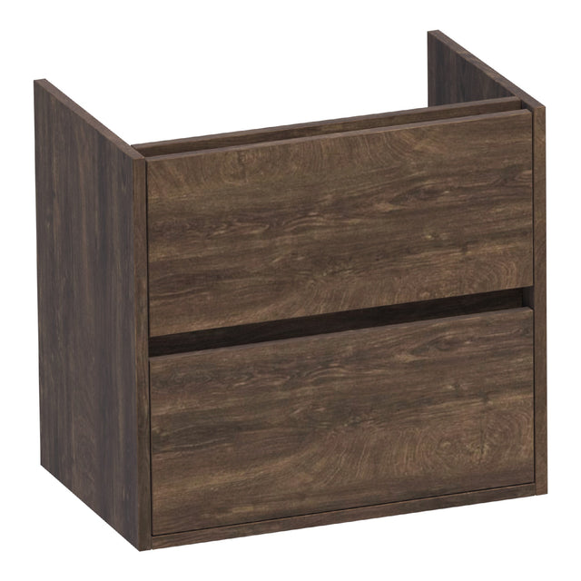 BRAUER Adore onderkast ondiep 60 met 2 softclose lades greeploos en 1 sifon uitsparing Grove OK-ARO60GR