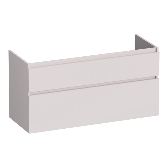 BRAUER Delight onderkast 120 met 2 softclose lades greeploos en 1 sifon uitsparing mat zand OK-DL120-1MS