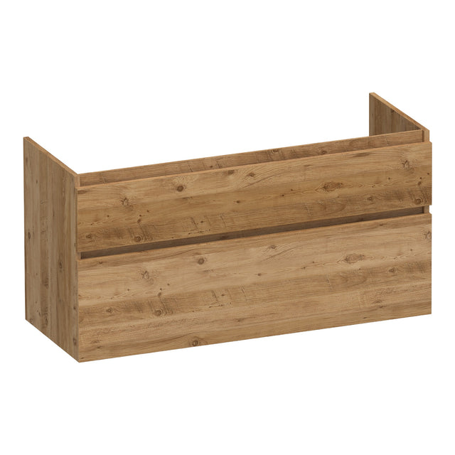 BRAUER Delight onderkast 120 met 2 softclose lades greeploos en 2 sifon uitsparingen Chateau OK-DL120-2CH