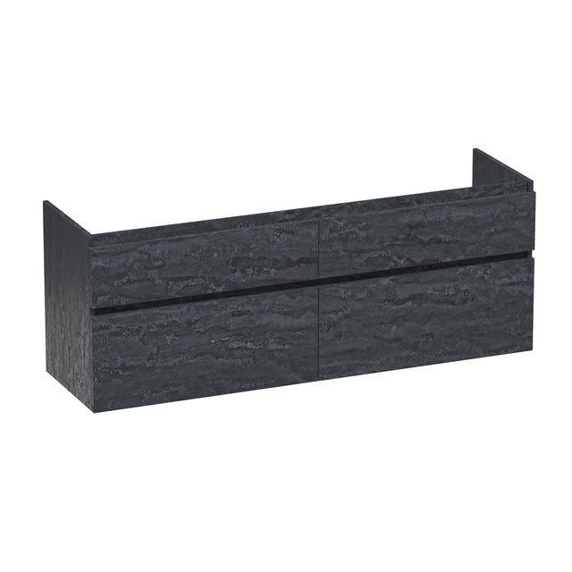 BRAUER Delight onderkast 160 met 4 softclose lades greeploos en 2 sifon uitsparingen Damascus OK-DL160DA