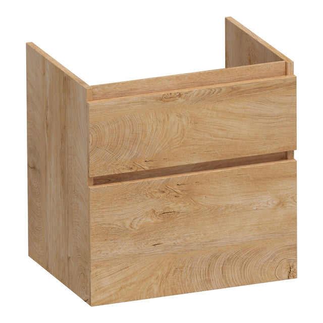 BRAUER Delight onderkast 60 met 2 softclose lades greeploos en 1 sifon uitsparing Forest Tan OK-DL60FT