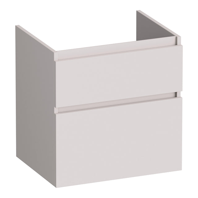 BRAUER Delight onderkast 60 met 2 softclose lades greeploos en 1 sifon uitsparing mat zand OK-DL60MS