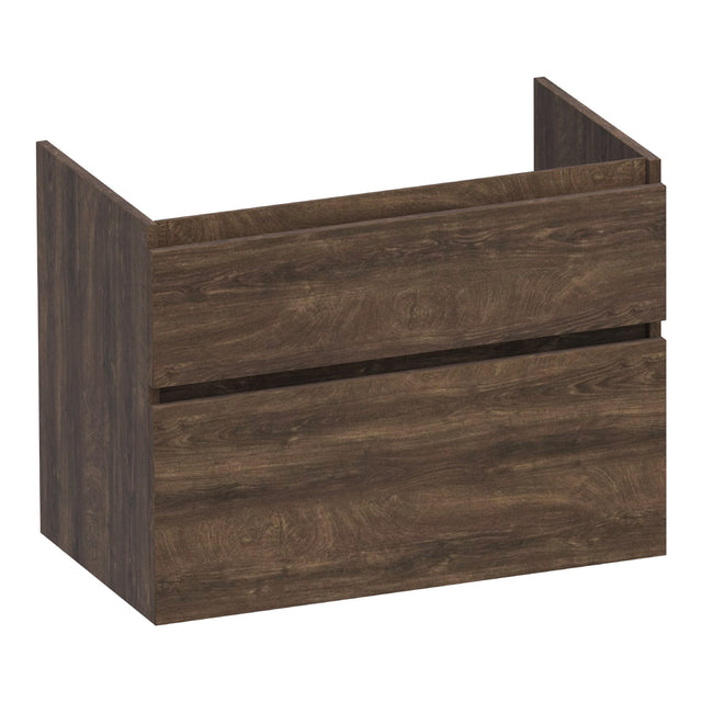 BRAUER Delight onderkast 80 met 2 softclose lades greeploos en 1 sifon uitsparing Grove OK-DL80GR