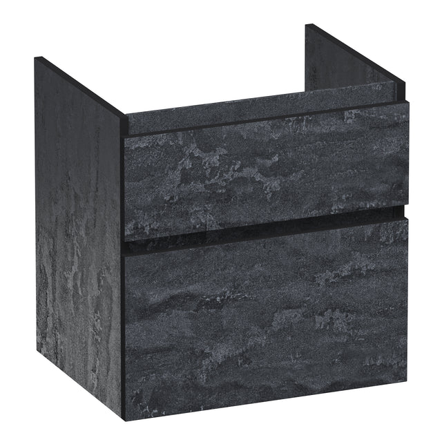 BRAUER Delight Edge onderkast 60 met 2 softclose lades greeploos en 1 sifon uitsparing Damascus OK-DLE60DA