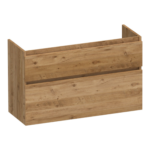 BRAUER Delight onderkast ondiep 100 met 2 softclose lades greeploos en 1 sifon uitsparing Chateau OK-DLO100CH