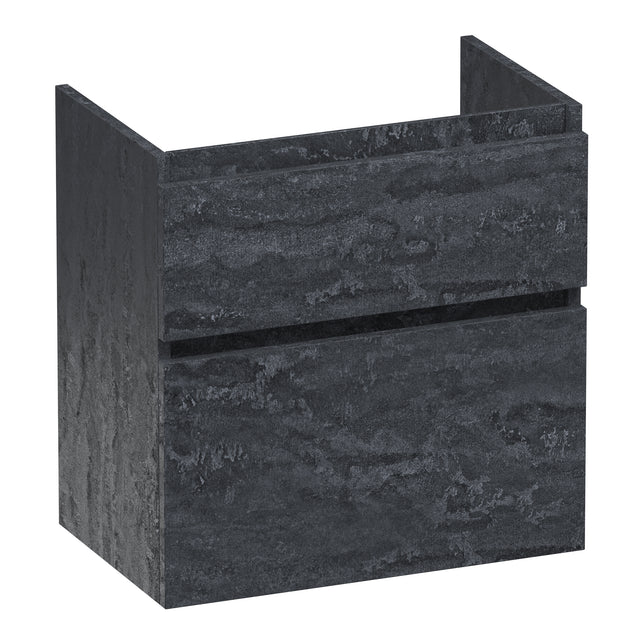 BRAUER Delight onderkast ondiep 60 met 2 softclose lades greeploos en 1 sifon uitsparing Damascus OK-DLO60DA