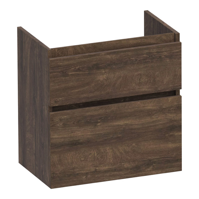 BRAUER Delight onderkast ondiep 60 met 2 softclose lades greeploos en 1 sifon uitsparing Grove OK-DLO60GR