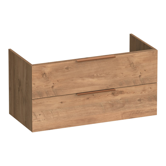 BRAUER Elevate onderkast 100 excl. opleggrepen met 2 softclose lades en 1 sifon uitsparing Chateau OK-EL100CH